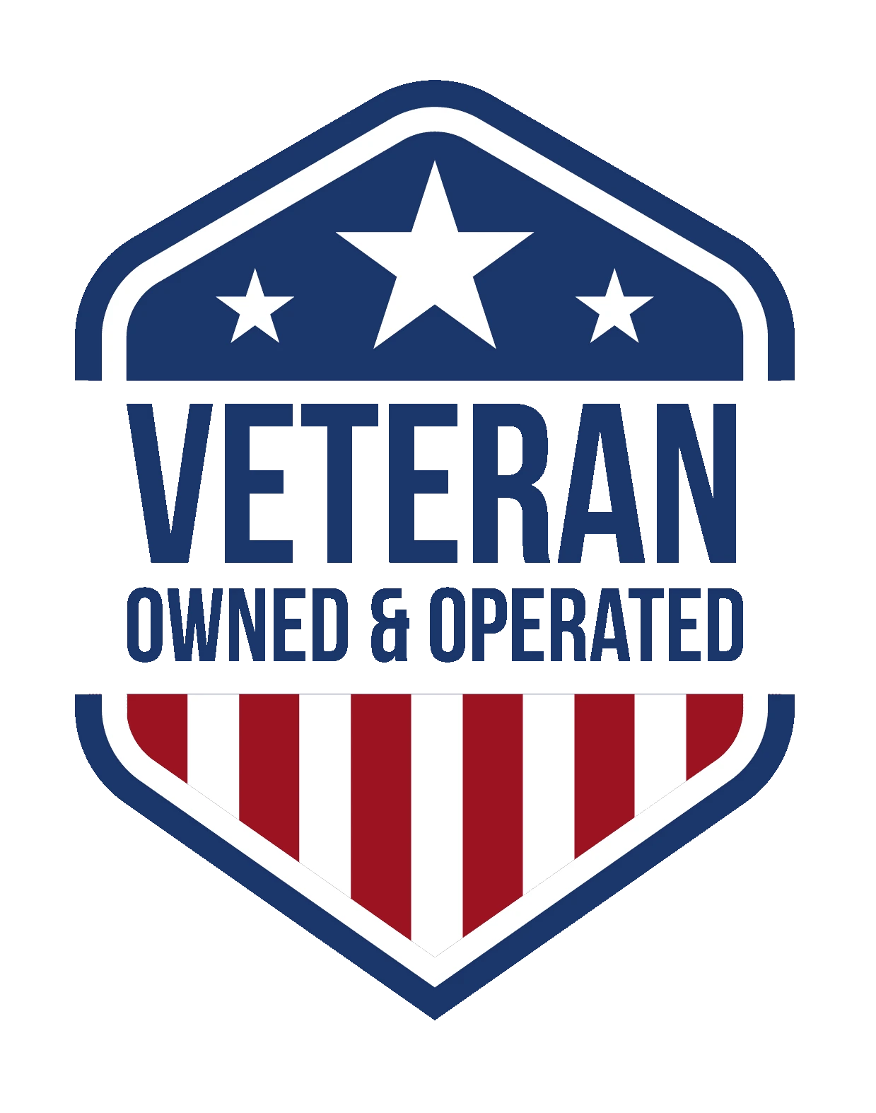Veteran Owned and Operated business badge for Kraken Yacht Wraps in Fort Lauderdale